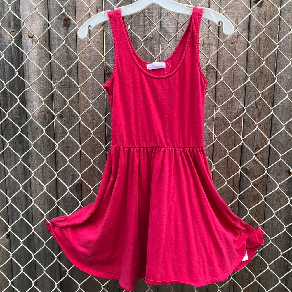 Forever 21 Reddish pinkish jersey sleeveless Perfect for Valentines